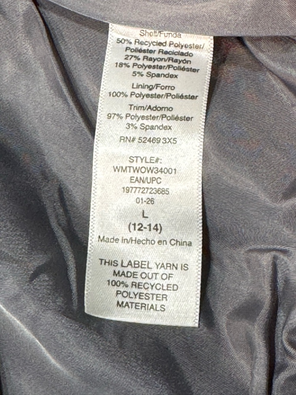 Scoop New with Tags Gray Pinstripe Pleated Skirt Size 8 & Jacket Size 12 Set - Picture 11 of 12